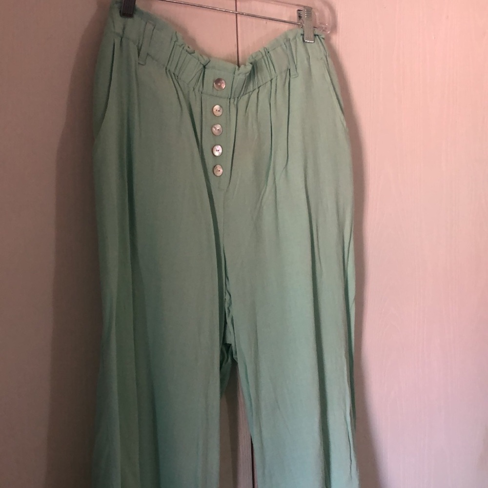 Woman’s Spring Linen Mint Green Ruby Rd. Rayon Bl… - image 7